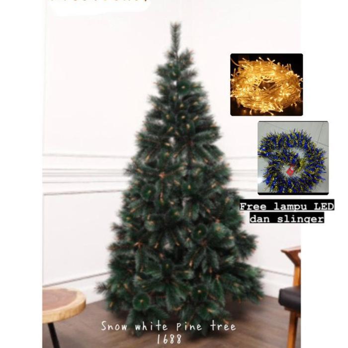 Pohon Natal Snow White Pine Tree 3Ft90Cm Jd1688