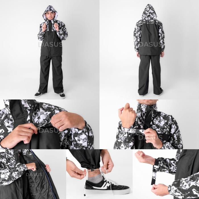 Jas Hujan Tebal Anti Bocor Dasus