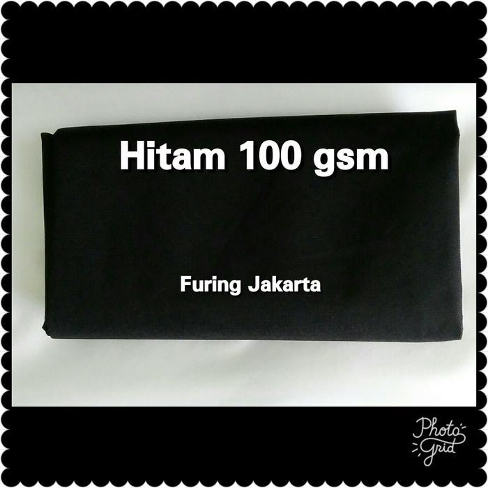 News Hitam 100 gsm, kain furing,kain spunbond Putih
