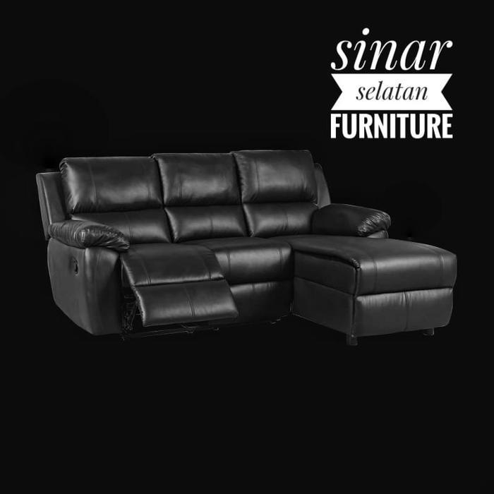 Sofa L Recliner Dallas Dark Brown