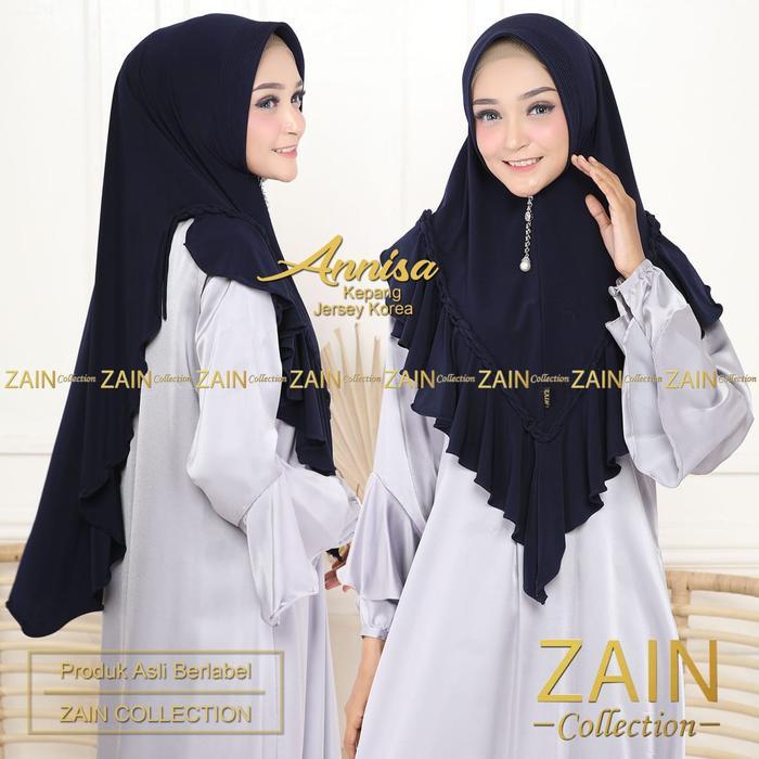 dowg- Hijab Bergo Annisa Kerudung Langsung Model Baru / Jilbab Instan Dewasa Lembut Nyaman