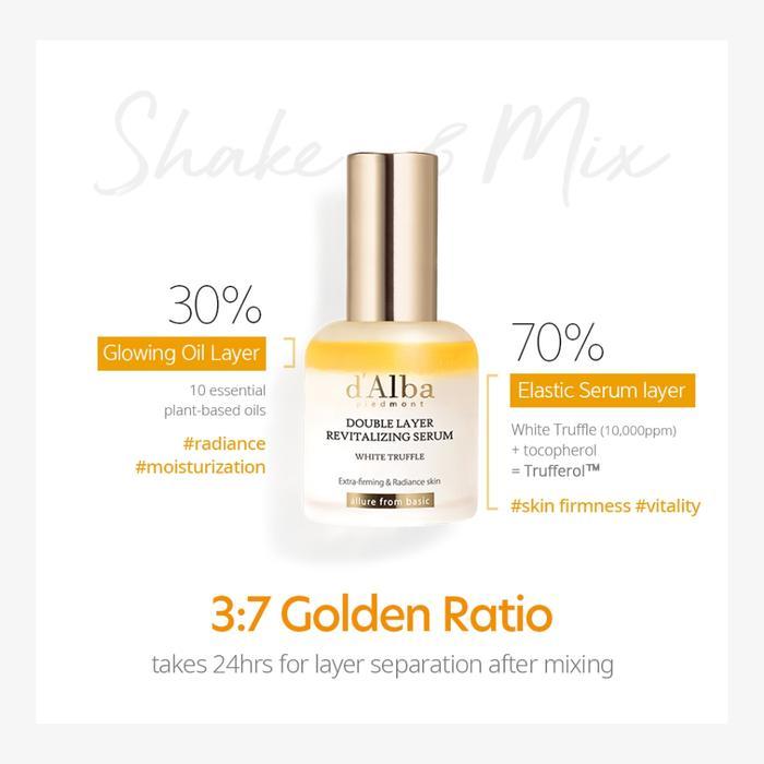 D'Alba White Truffle Double Layer Revitalizing Serum 50Ml