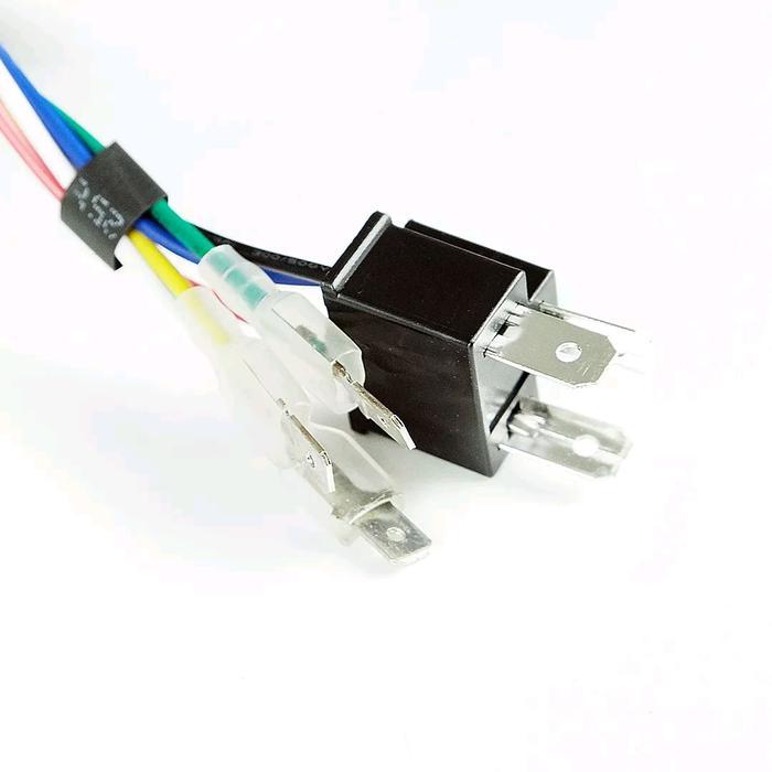 Hemat Lampu Led Depan Motor Headlamp Set 9Nine Dmi 5.75 Inch 7 Inch Csp Led Type Motorcycle Terlaris