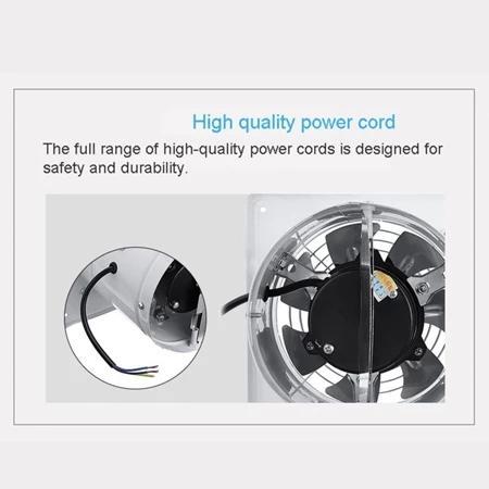 EXHAUST FAN DINDING 4INCH KIPAS EXHAUST VENTILASI DINDING EXHAUST FAN KAMAR MANDI BOOSTER FAN