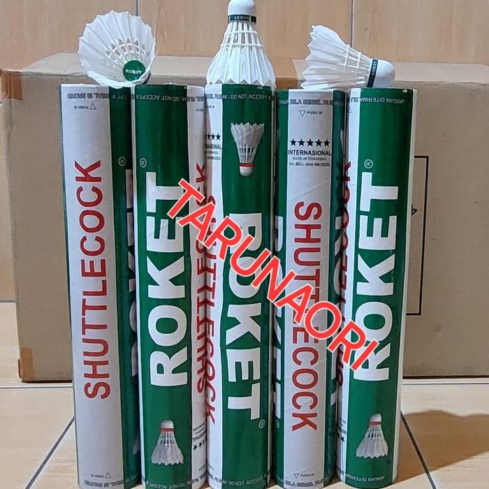 Shuttlecock Roket Hijau Original