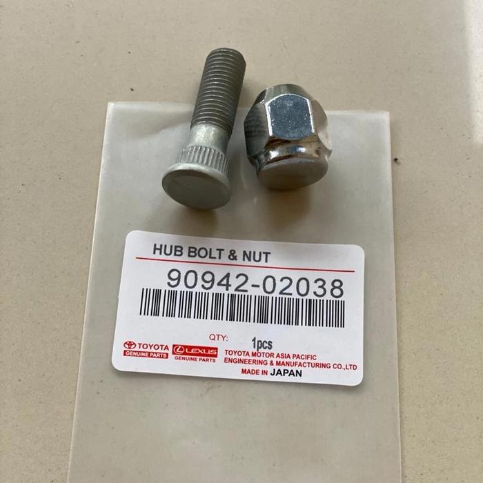 BAUT RODA AVANZA XENIA ORI + MUR RACING HUB BOLT NUT AVANZA ORI BEST