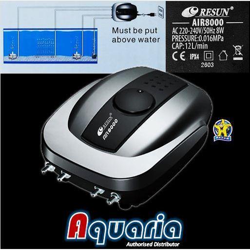 Resun Air-8000 Pompa Udara Aquarium Air Pump Aerator Air8000