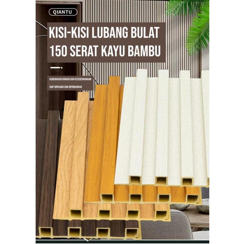 LAIV) PVC Wallpanel Akira Series Wood Panel Kisi Kisi Panel PVC Wood Wall Board Panel Dinding