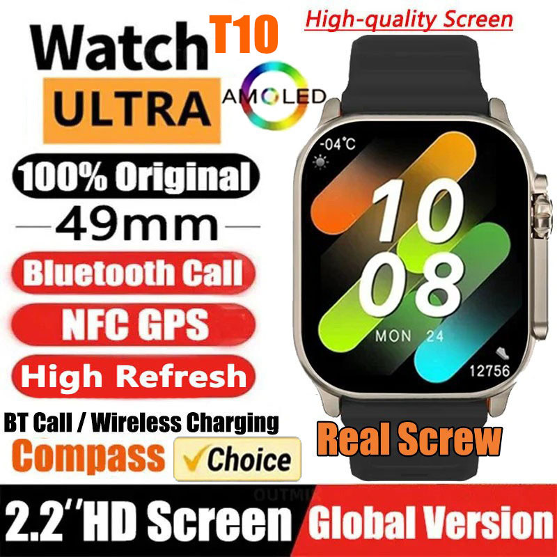 New Smart Watch 9 Ultra Gen 2 Watch Ultra Iwo Watch Ultra Nfc Smartwatch Series 9 Bluetooth Call 2.2