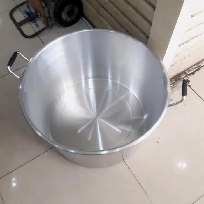 panci aluminium dandang serbaguna orchid 60cm