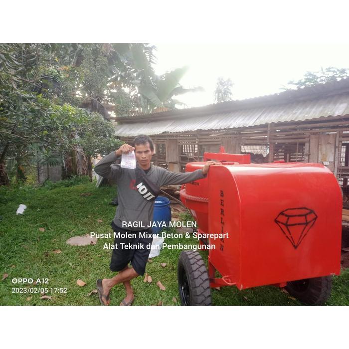 Mesin Mixer Molen Cor Beton Semen Diesel KUBOTA RD 65 DI 1S RADIATOR