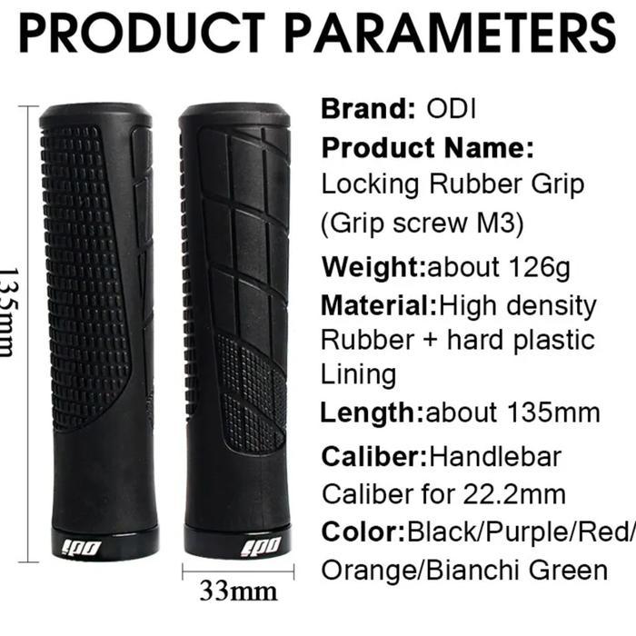 outhealt- Odi Handgrip Grip Sepeda Hand Grip Lock Sepeda Lipat Mtb