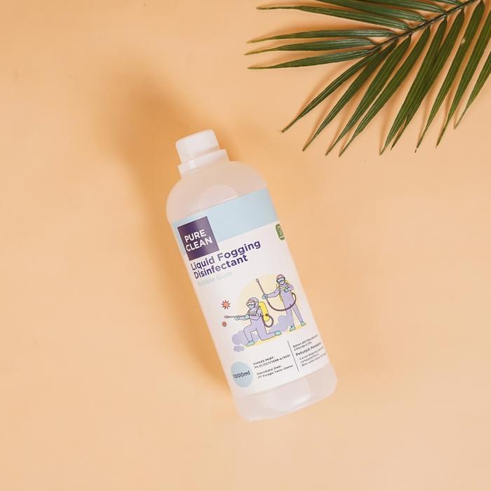 jas1ya- Fogging Liquid Disinfektan Pure Clean 1L Food Grade Cairan Hot Fogging