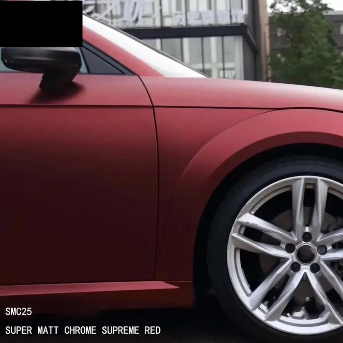 Maxdecal Smc25 Supreme Red Matte Chrome Skotlet Motor Premium Dop