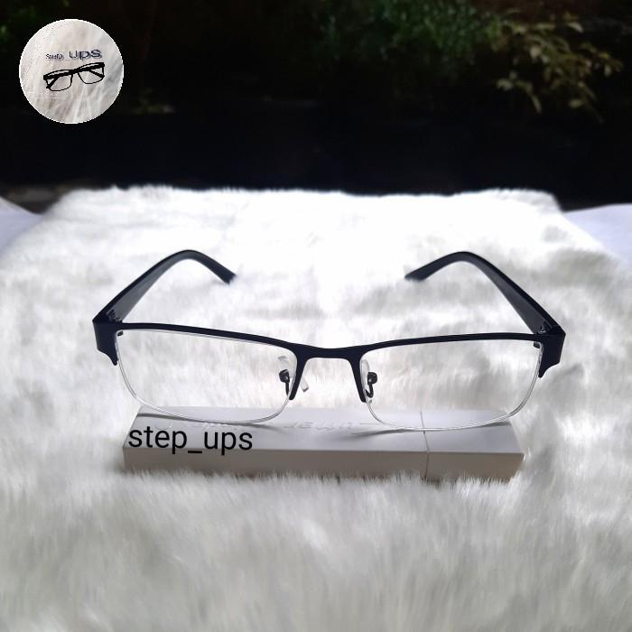 BOYXX- Kacamata Baca Plus Anti Radiasi Type Gantung Frame Besi Pria Wanita