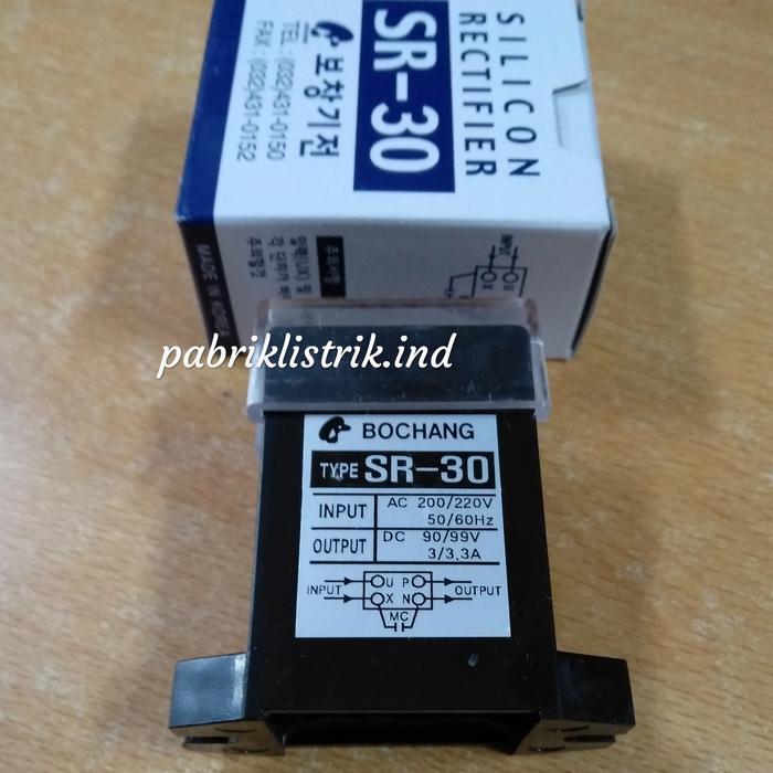 Hemat Brake Rectifier Crane Sr 30 Sr30 Sr-30 Bochang Korea Bukan Kacon Terlaris