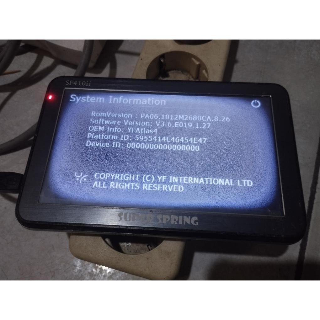 GPS Superspring SF410ii (bekas)