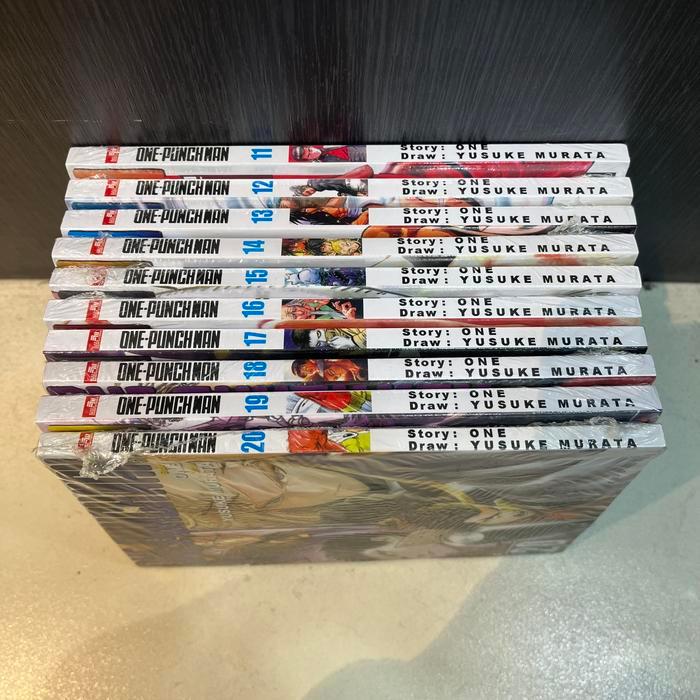 Komik Set One Punch Man 11 12 13 14 15 16 17 18 19 20 (11-20) By One, Yusuke Murata