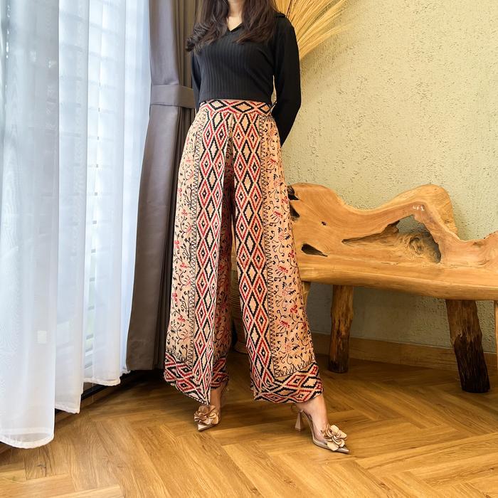 Lausboutique-Kulot Layer Viscose-Seri Mundu-Kulot Batik Wanita