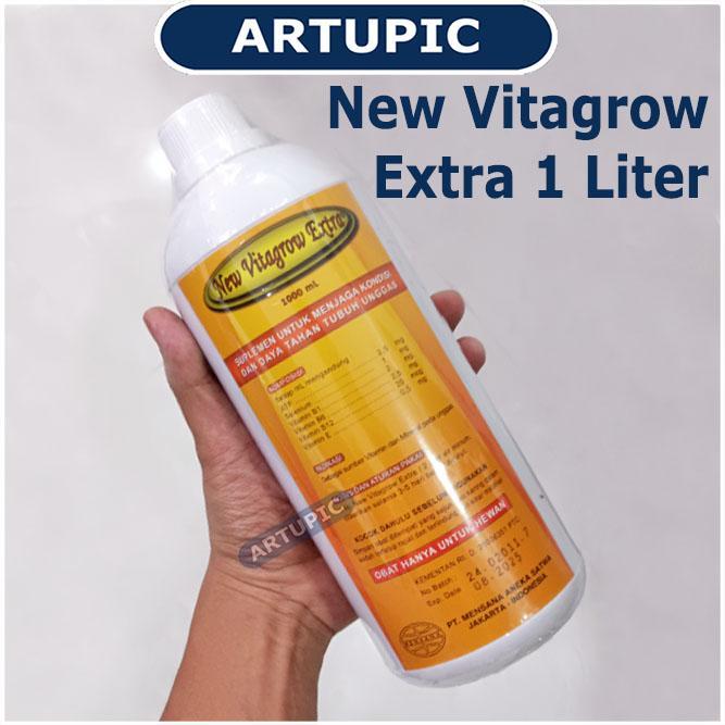 NEW VITAGROW EXTRA 1 LITER ATP VITAMIN MINERAL PERTUMBUHAN AYAM UNGGAS