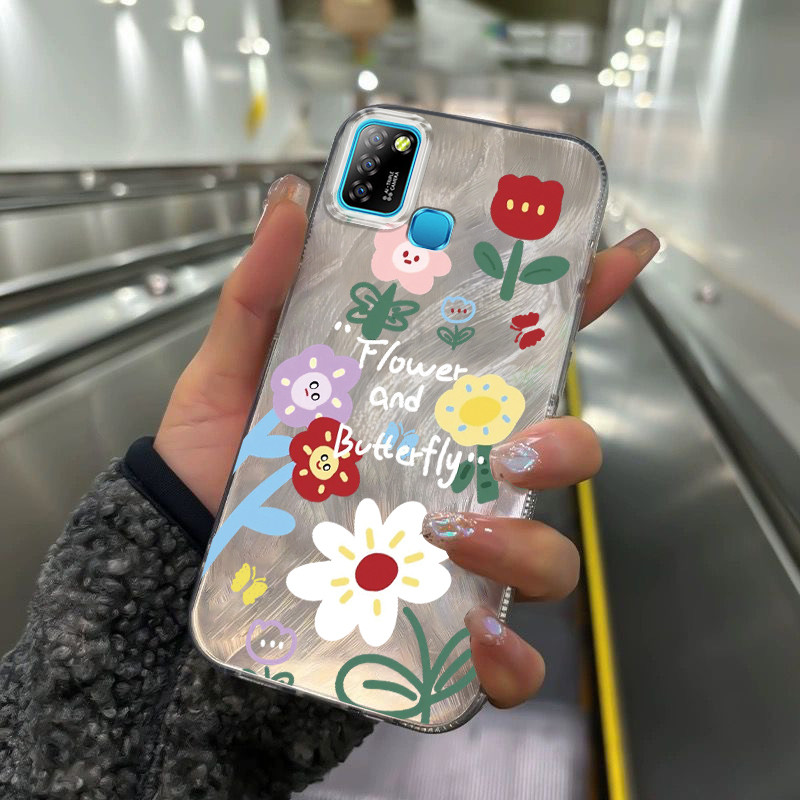 Casing Hp Untuk Infinix Smart 5 Hot 10 Lite Case Casing HP Softcase ponsel silikon tahan jatuh trans