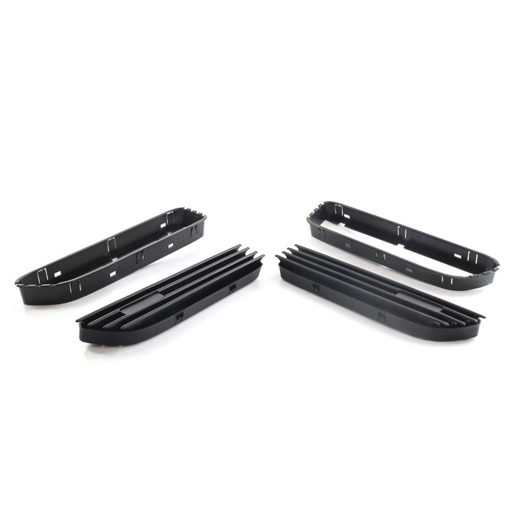 - Dumb Black Side Grill Grille Fender Vents Replacement For Bmw E46 M3