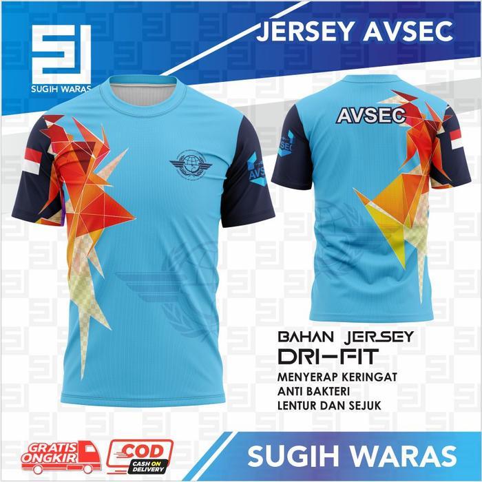 JERSEY AVSEC PENDEK / KAOS DRIFIT AVSEC