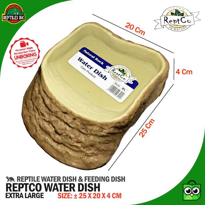 ReptCo Water Dish XL / Wadah Tempat Air Minum Reptil Hewan Kurakura