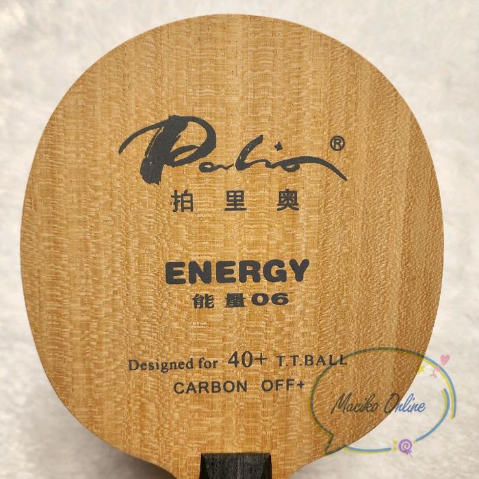 ORIGINAL Palio Energy 06 Carbon OFF+ FL ~ Kayu Bet Tenis Meja Palio READY STOCK