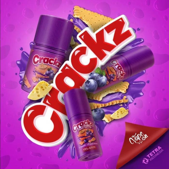 CRACKZ V6 CREAMY BLUEBERRY CHEESE CRACKERZ 30ML 25MG BY TETRA