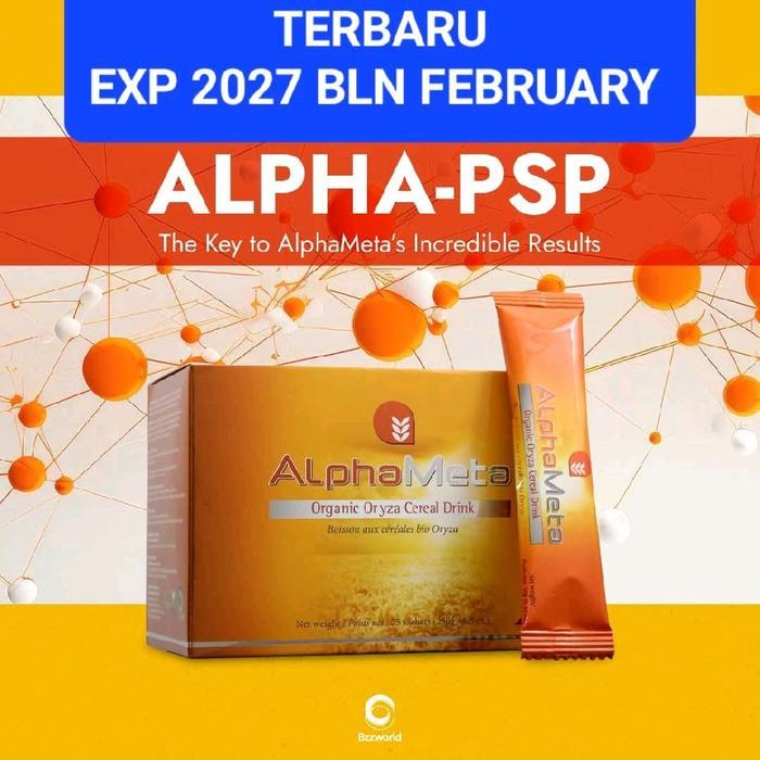 8a0r- Alpha Meta Alphameta Alpha Psp Original Isi 25 Sachet/1 Dus, Diabetes, Kolesterol,