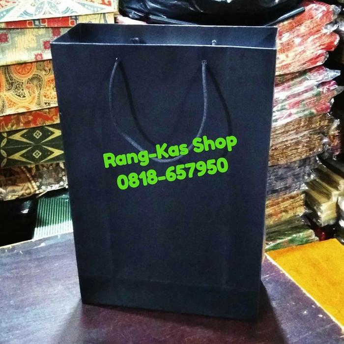 Paper Bag Hitam Buku Karton Tebal