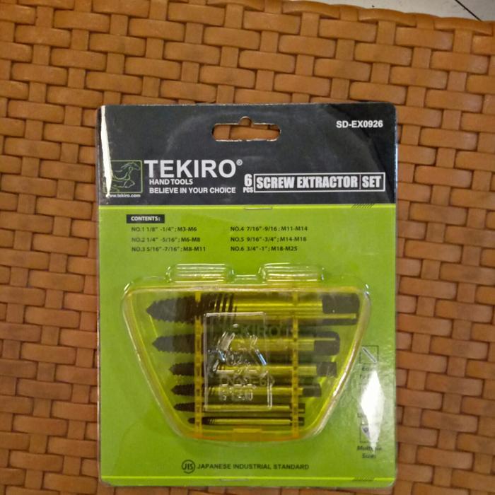 Tekiro Tap Balik Set 6 Pcs