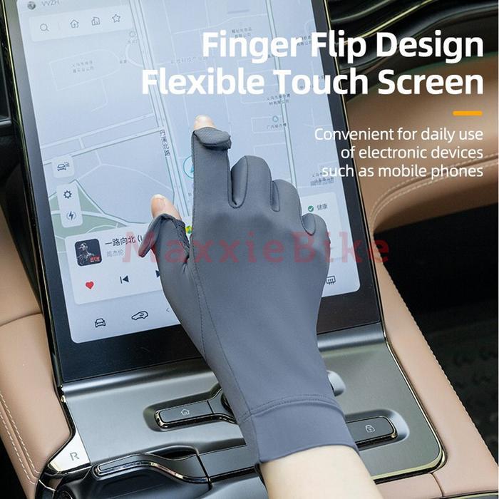 5y4j- Rockbros S291-1 Sarung Tangan Sepeda Bike Glove Full Finger Cycling Gloves Outdoor