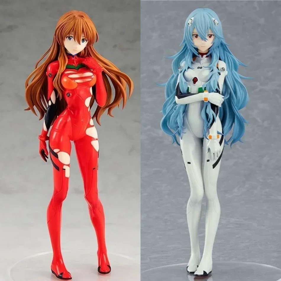 18cm Anime Figure EVA Short Hair Rei Ayanami Action Figure Asuka Figurine PVC Collection Model Doll
