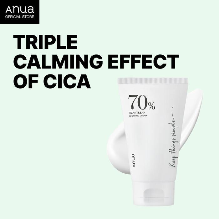ANUA HEARTLEAF 70% SOOTHING CREAM (MOISTURIZER) 100ML