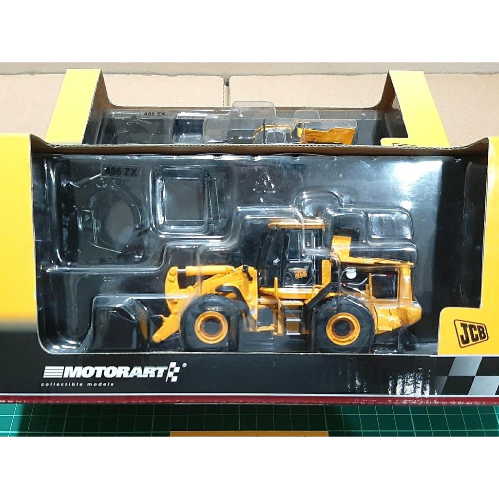 Diecast Miniatur JCB 456ZX Wheel Loader with Attachments (1:50)