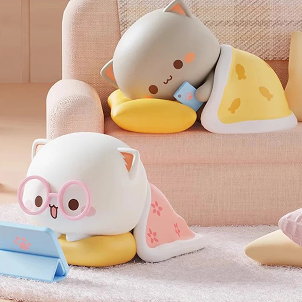 Mitao Cat 4 Season Lucky Cat Cheap Cute Cat Blind Box Toys Blind Bag Cartoon Figure Doll Home