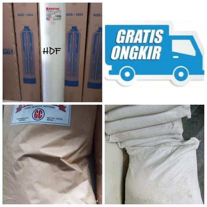 Paket Tabung FRP1054 Filter Air Nanotec + Media