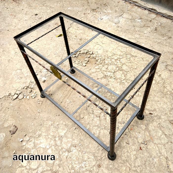 rak aquarium 80x40 cm 2 susun