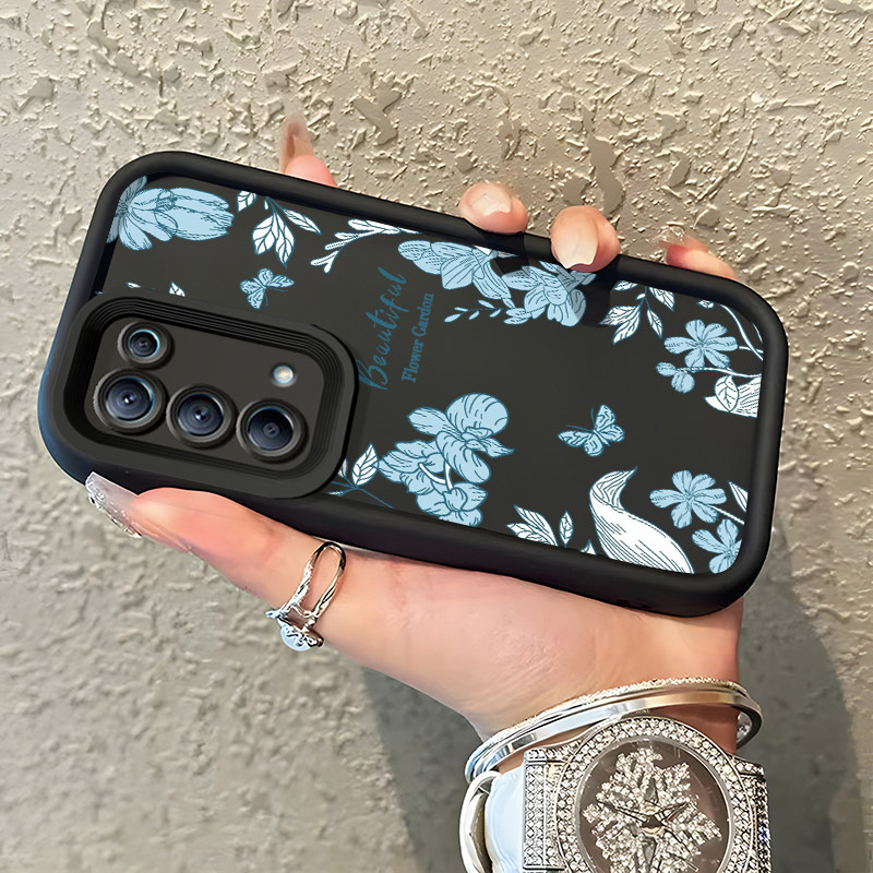 Casing Hp OPPO Reno 5 4G Reno 5 5G Reno5 Reno 5K 5G Reno5 K Find X3 Lite Case Casing Bunga sekitar p