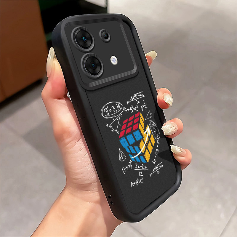 Casing Hp Untuk Infinix Zero 30 5G Case Rubik's Cube Matematika Rubik Kesing TPU Phone Cover Kasing 