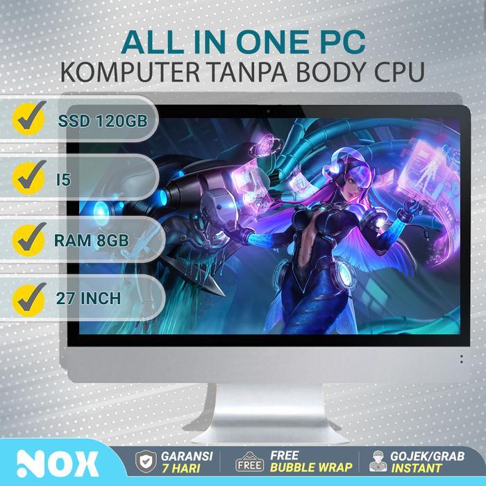 All In One PC AIO komputer tanpa CPU mirip IMac 21-24" Windows i5 i7