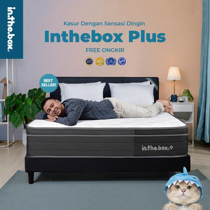 HOMEFUN- Kasur Dingin Spring Bed In The Box Plus - Free Bantal