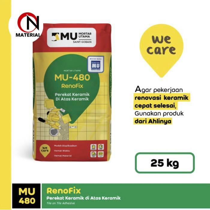 MORTAR UTAMA MU 480 KERAMIK ATAS KERAMIK