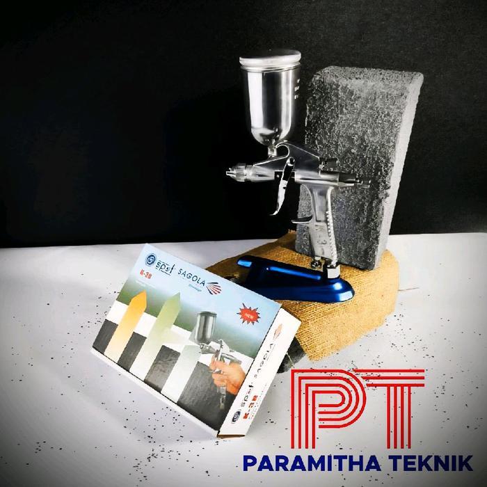 Spraygun K3 R3 tabung atas / spray gun K 3 R 3 alat semprotan cat nozzle kuping 200 ml tank kecil