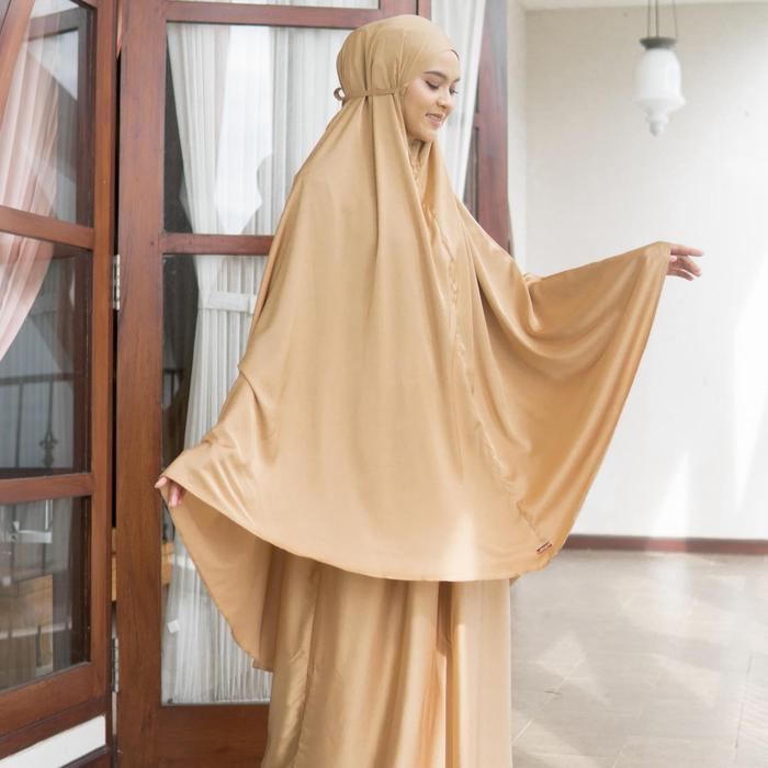 TERMURAH Lozy Hijab - Medina Prayer Set ( Mukena Satin ) Panjang Mewah Muslim READY STOCK
