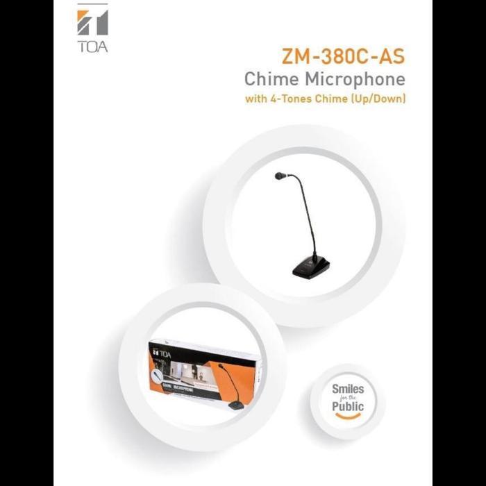 BRG BARU Chime Microphone TOA ZM-380C-AS Mic TOA Ada Bell TOA ZM380C AS ZM380 C