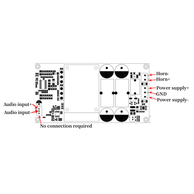 - Hifi Mono 1000W High Power Irs2092 Full Frequency Pure Rear Stage