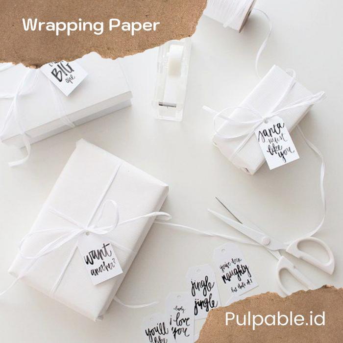 White Wrapping Paper / Kertas doorslag putih